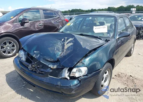 1999 Toyota Corolla Ve from USA, damaged, VIN 2T1BR12E1XC123416